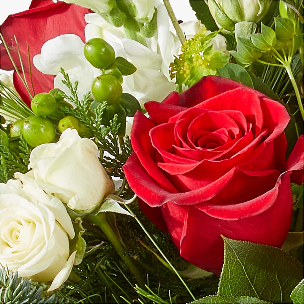 Deck the Halls Bouquet – EAST MAIN GARDENS FLRST & GREENHSES INC, Niles MI