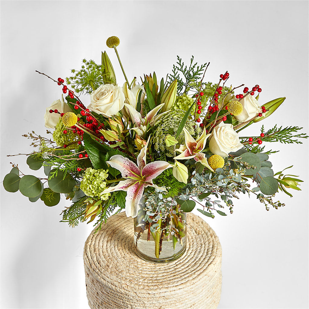 Berry & Bright Bouquet – EAST MAIN GARDENS FLRST & GREENHSES INC, Niles MI