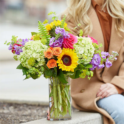 Vibrant Greetings Bouquet – EAST MAIN GARDENS FLRST & GREENHSES INC, Niles MI