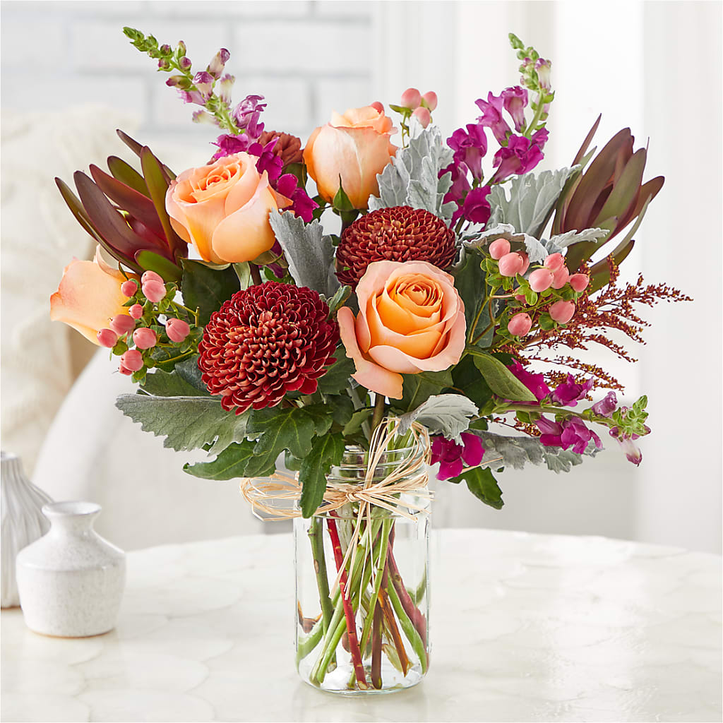 Moody Hues Bouquet – EAST MAIN GARDENS FLRST & GREENHSES INC, Niles MI