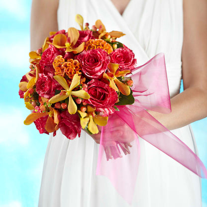Brilliant Shades of Love Bouquet – EAST MAIN GARDENS FLRST & GREENHSES INC, Niles MI