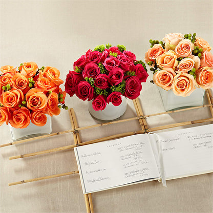 Dawn Rose Centerpiece – EAST MAIN GARDENS FLRST & GREENHSES INC, Niles MI