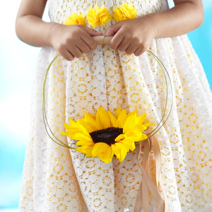 Sweet Sunshine Flower Girl Bouquet – EAST MAIN GARDENS FLRST & GREENHSES INC, Niles MI