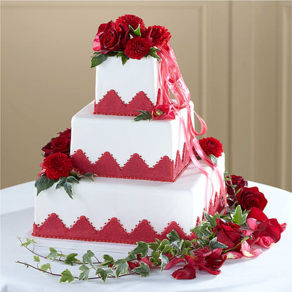 Forever Happiness Cake Decor – EAST MAIN GARDENS FLRST & GREENHSES INC, Niles MI